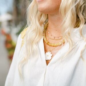 Theodosia Sapphire Fringe Necklace